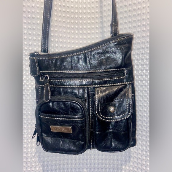 Women’s Multisac black Y2K asymmetrical crossbody/shoulder ‎ bag - Picture 10 of 16